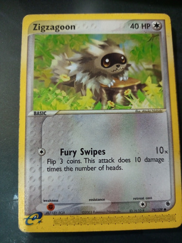 Cartas Pokémon. Zigzagoon X2