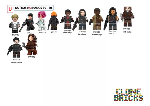 Minifigures Star Wars Rebeldes E Outros Personagens