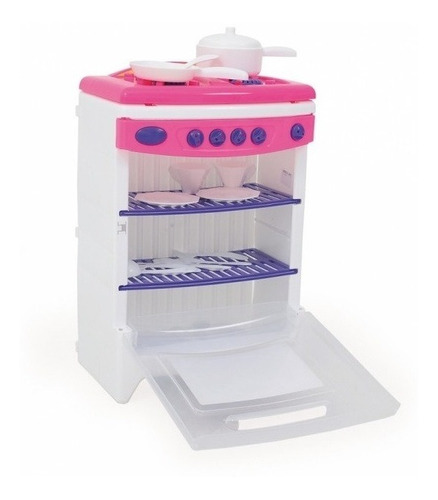 Fogão Infantil Chef Gourmet Casinha Flor Xalingo 04210