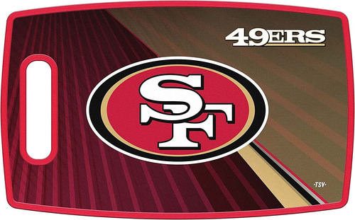 Sports Vault Nfl San Francisco 49ers Large Cutting Board, 14