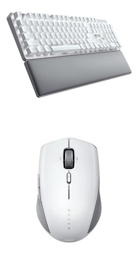 Combo Teclado Y Mouse Inalambrico Gamer | Razer / Blanco