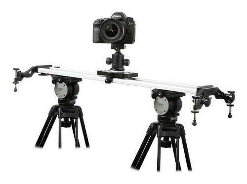 Imagen 7 de 10 de Slider Fluido 100cm Rodamiento Camara Video Dslr Sk Hd100