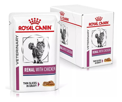 Pouch Gato Royal Canin Renal 85g (caja 12un)