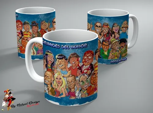 Taza De Ceramica Grandes Del Humor Argentino 01