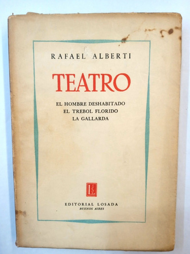 Teatro Rafael Alberti. Ed Losada.