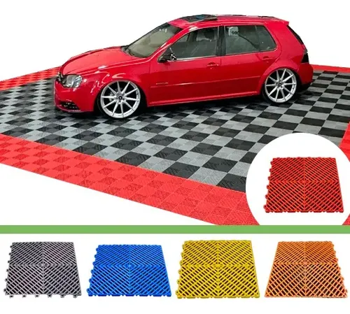 Kit 25 Peças Piso Automotivo Modular (2,27m2) - 30x30cm