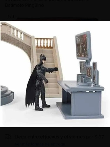Set Batman Película Baticiclo Baticueva Batimoto Pingüino (Usado)
