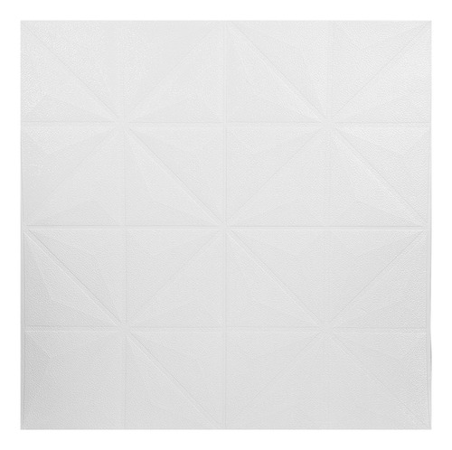 Panel Decorativo 3d Pared Muro Blanco 10 Piezas Decoform Ladrillo