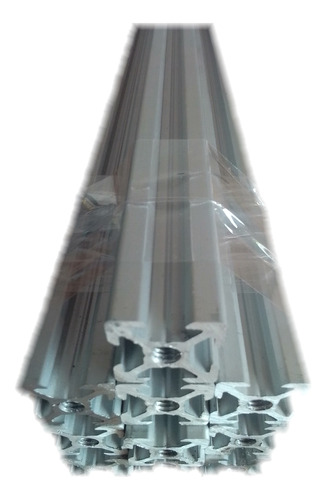 Perfil Aluminio 2020 Pack X7 Conrosca M6 + 15 Tuercas Slider
