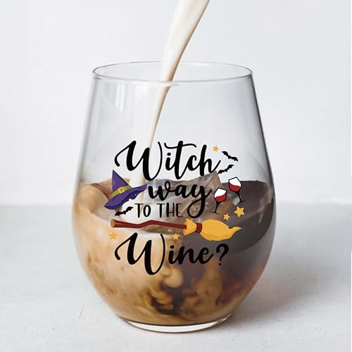 Vaso De Vino Gracioso Perfectinsoy Funny Witches Way, Vaso D