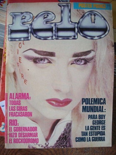 Revista Pelo N°234 Boy Georges Poster De Prince 