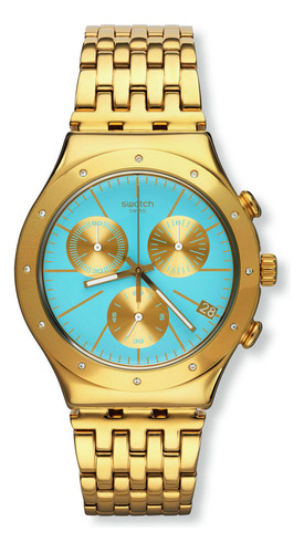 Reloj Swatch Turchesa De Acero Ycg413g
