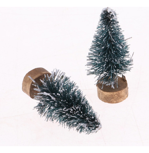 W 20 Piezas Dollhouse Miniatura Árbol De Navidad Cuarto