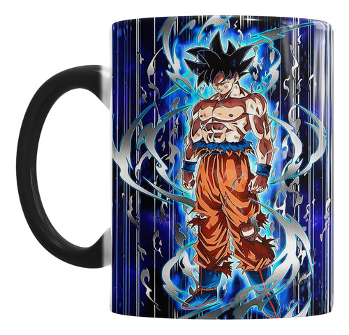 Taza Mágica Goku Ultra Instinto Dragon Ball Z Calidad