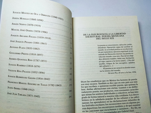Libro Antología De Poesía Mexicana Del Siglo Xix 179l1 (Usado)