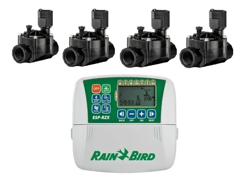 comprar Kit Riego Automatico Rain Bird 4 Zonas Apto Para Wifi Lgt 