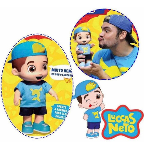 Boneco Lucas Neto Fala 14 Frases