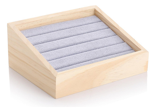 Organizador De Almacenamiento De Decoración Terciopelo Gris