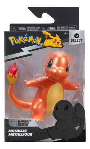 Charmander Pokemon Metalic Figura 9cm