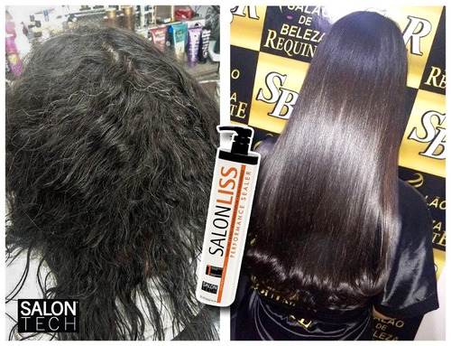 Imagem 3 de 4 de Kit Escova Progressiva Salonliss 1000 Ml 4 Und.