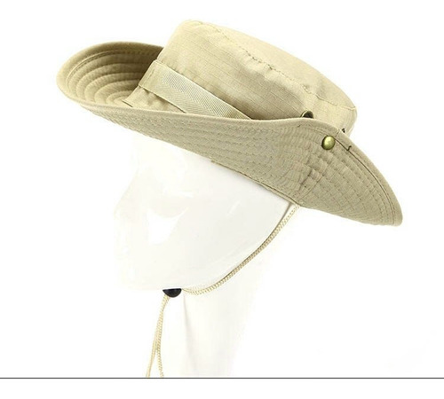 Sombrero Safari Pescador 3 En 1 Plegable - Khaki