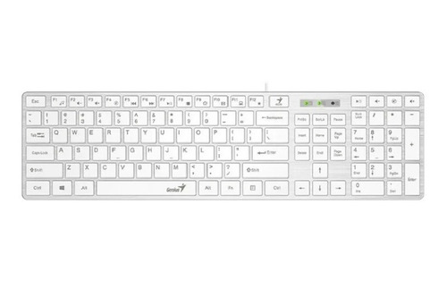 Teclado Genius Slimstar 126 Blanco