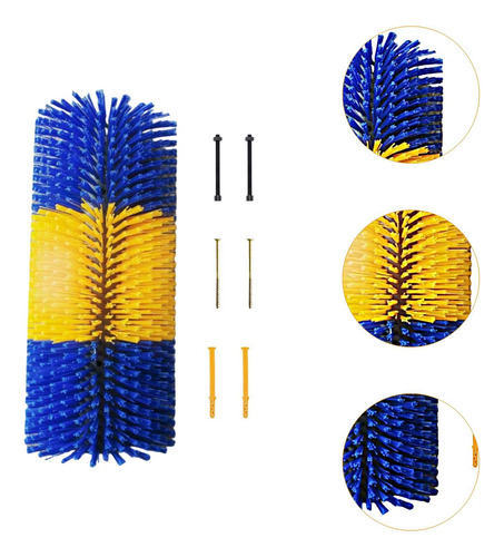 Cepillos Para Rascar Ganado, Cepillo Para Azul Y Amarillo