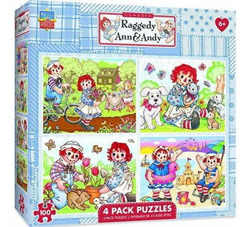 4 Niños Paquete De 100 Puzzles Colección Raggedy Ann ...