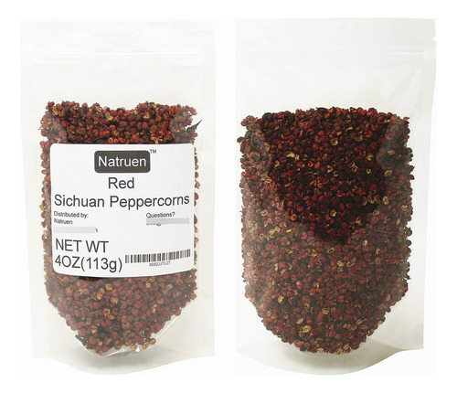 Pimienta Sichuan Roja Y Verde Entera 113 Gramos Paquete Vari