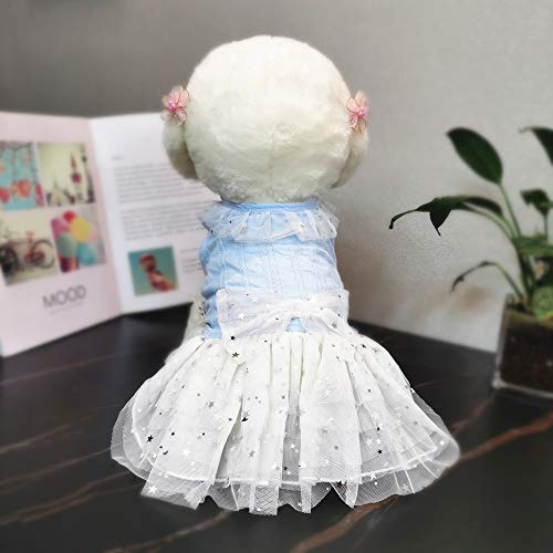 Vestido De Princesa De Algodón Cachorro, Disfraz De Pe...