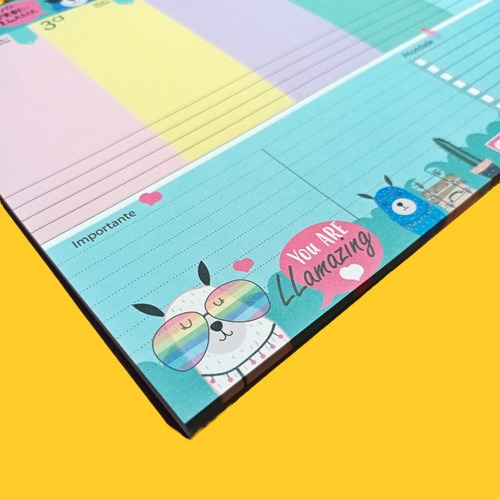 Imagem 8 de 10 de Planner De Mesa Semanal Permanente A4