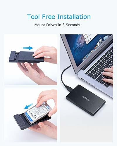 Case Disco Duro Externo Usb 3.0 Orico Sata Iii 2.5puLG
