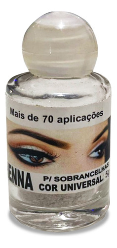 Henna Sobrancelha Cor Universal 70 Aplicações