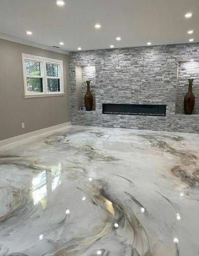 Imagen 2 de 10 de Porcelanato Liquido Resina Epoxica Pisos, Topes, Mesas
