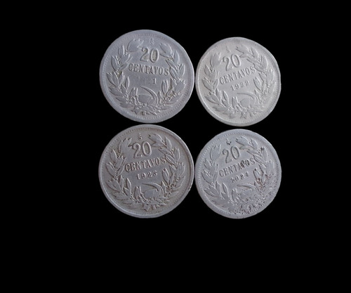 Monedas De Chile 20 Centavos 1921-1924