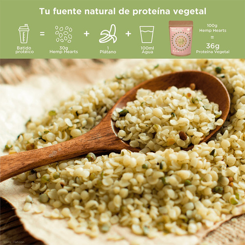 Corazones Hemp Orgánico 250grs