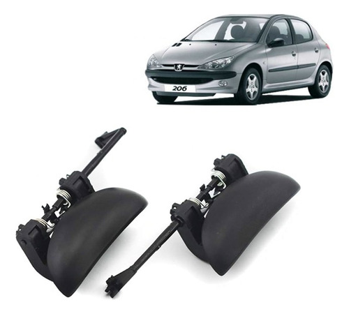 Manilla Exterior Delant (par) Para Peugeot 206 1998/2006