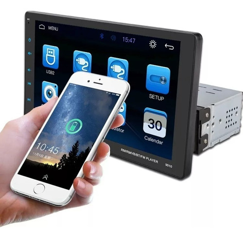 Radio 1 Din Pantalla Touch 9 Pulgadas Bluetooth Mirror Link