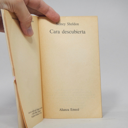 Cara Descubierta Sidney Sheldon Emecé Editores 1974 A2