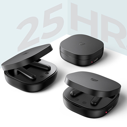 Auricular in-ear gamer inalámbrico Soundpeats TWS TrueAir 2 black con luz LED