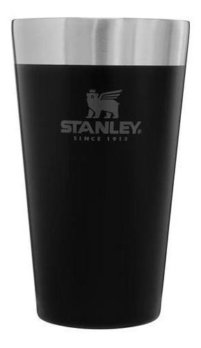 Vaso térmico para cerveza Stanley sin tapa, 473 ml, color negro