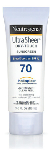 Neutrogena Protector Solar Fps 70 Ultra Sheer Dry Touch 