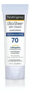 Neutrogena Protector Solar Fps 70 Ultra Sheer Dry Touch
