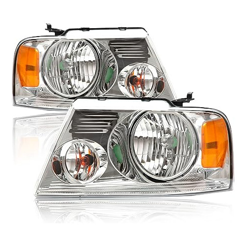 Conjunto De Faros G-plus Para Ford F150/ Lincoln Mark Lt