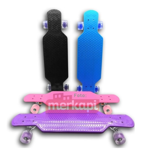 Patineta Tabla Skate Longboard Colores Juguete Niño Y Niña
