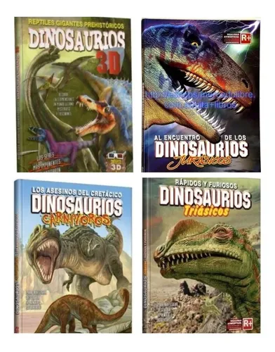 Oferta: 4 Libros De Dinosaurios Para Niños - Gran Formato Oferta: 4 Libros De Dinosaurios Para Niños - Gran Formato