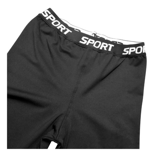 Imagen 2 de 2 de Calza Termica Cintura Deportiva Para Hombre Lycra Frizada