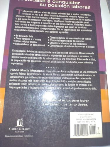 Libro Vistete Para Triunfar Por Hada Morales