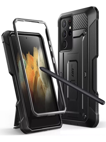 Case Supcase 360° Para Galaxy S21 Ultra Con S Pen Holder