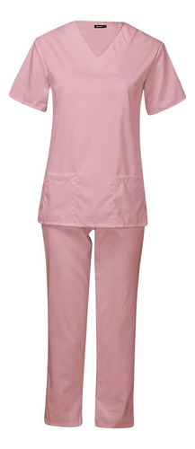 Enfermería Scrubs Uniform Multi Pockets Trajes Elásticos